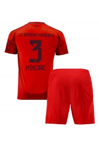 Bayern Munich Kim Min-jae #3 Babytruitje Thuis tenue Kind 2024-25 Korte Mouw (+ Korte broeken)